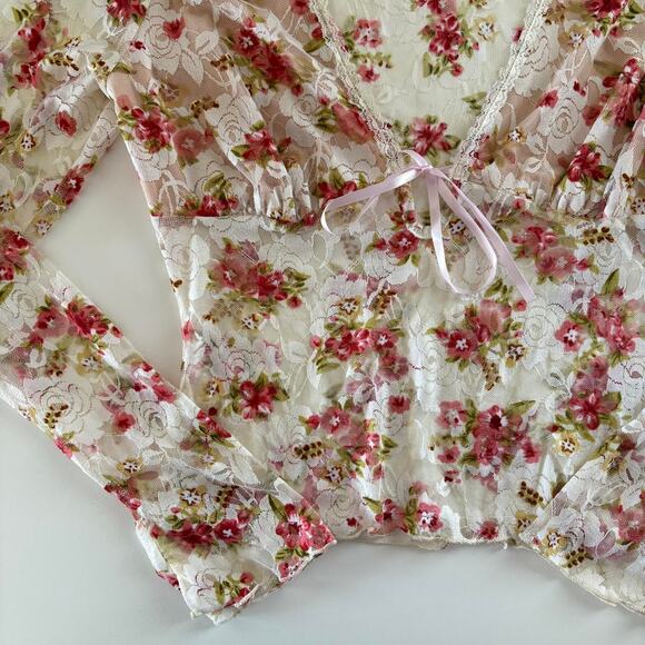 NWOT Princess Polly Lace Long Sleeve - Picture 3 of 3